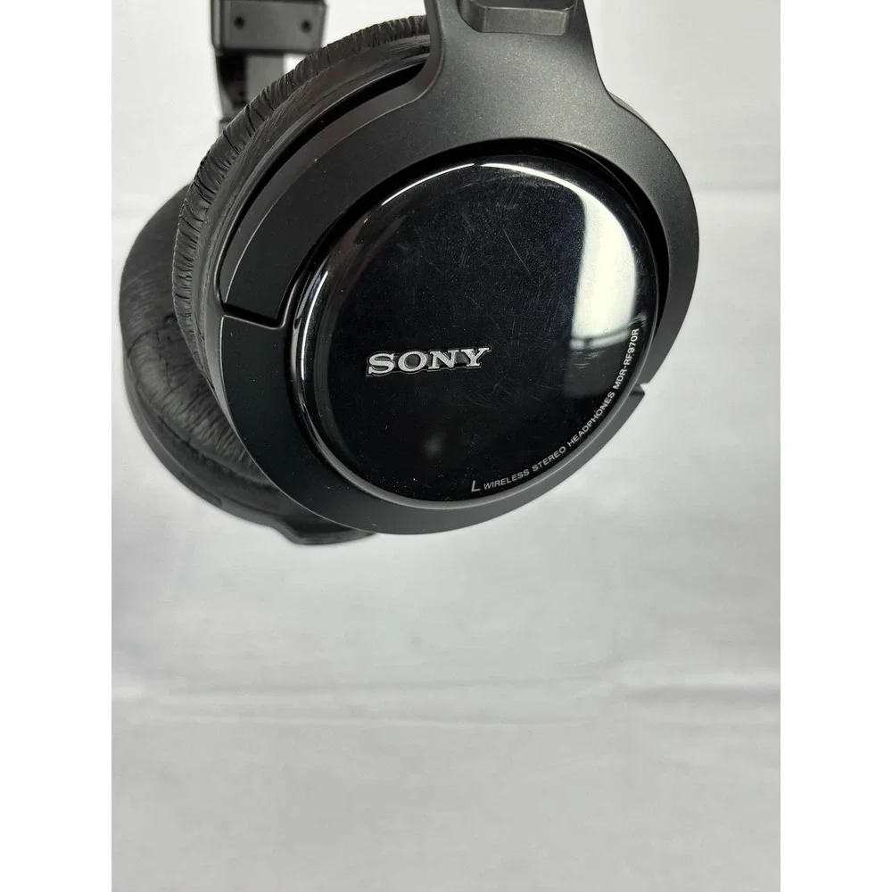 Sony MDR-RF970RK Headband RF Wireless Stereo Headphones and Transmitter Black